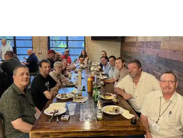 MUG + SHIMS attendees at the 2025 group dinner